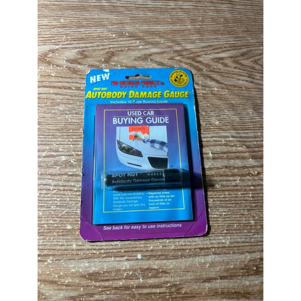 Sport Rot Auto Body Damage Gauge Includes 16 Page Buying Guide